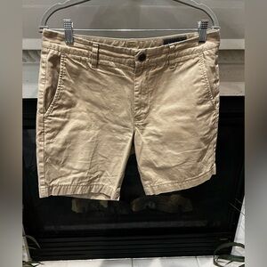 Bonobos Khaki Flat Front Chino Shorts
